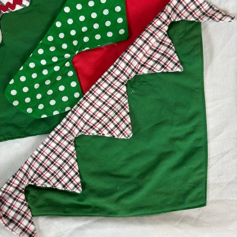 Handmade Christmas Dog Collar Bandanas Set of 3 – Size Large‎ 15